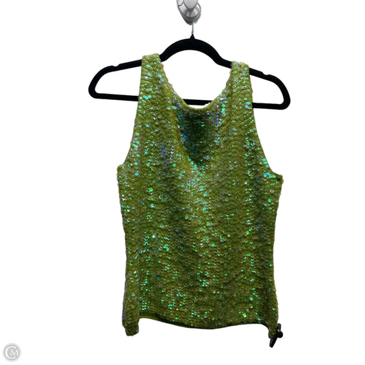 Top Sleeveless By Inc In Green, Size: M