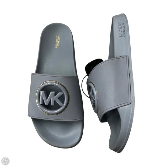 Sandals Designer By Michael Kors In Blue, Size: 10