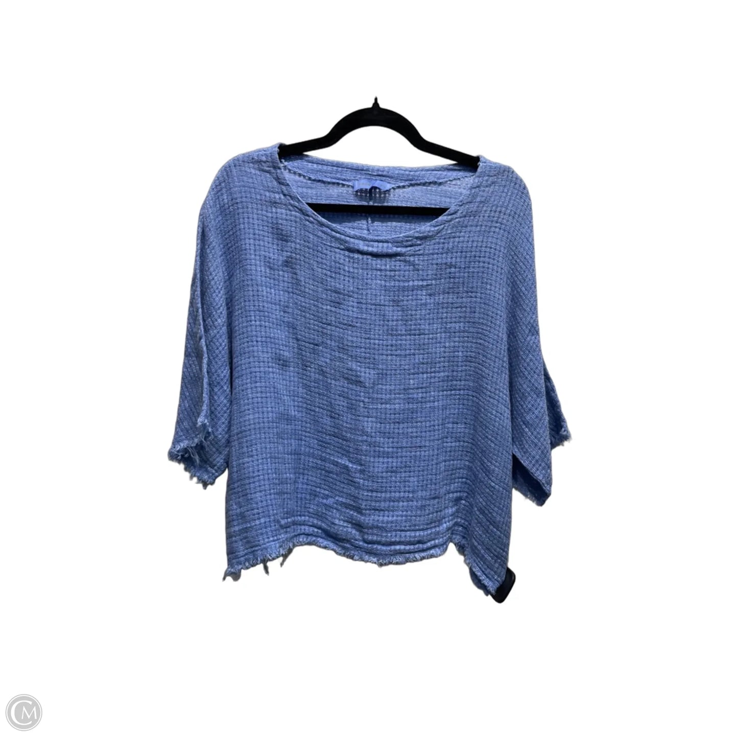 Top Short Sleeve By M Made In Italy In Blue, Size: Osfm