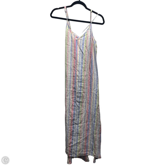 Dress Casual Maxi By C And C In Blue & Pink, Size: L