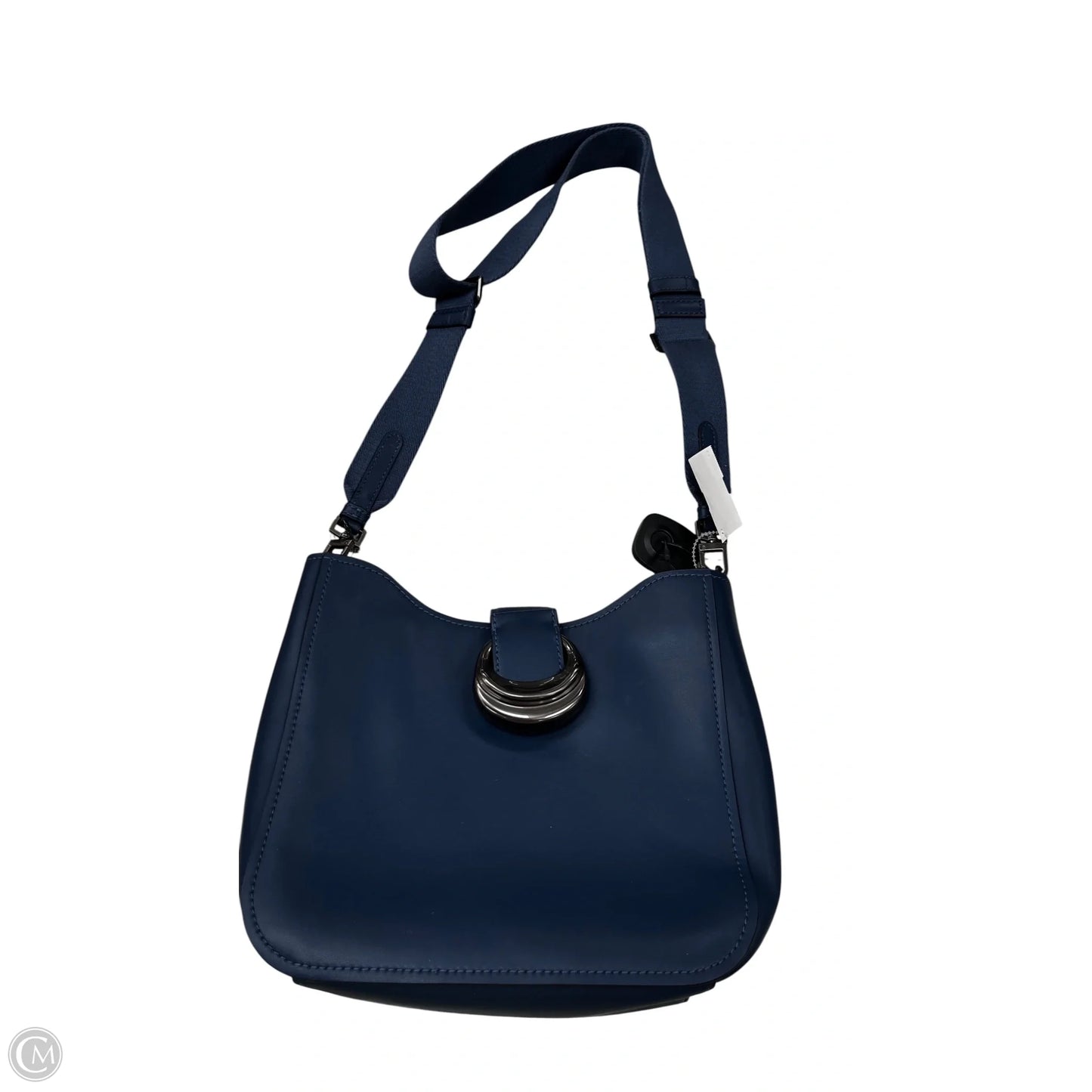 Handbag Leather By Donna Karan, Size: Medium