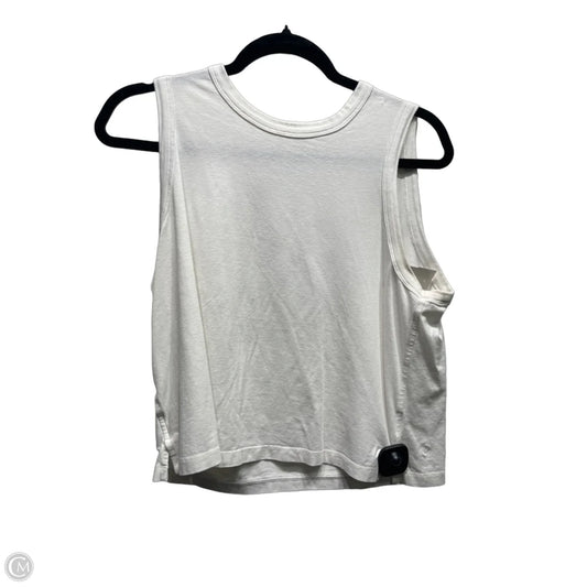 Athletic Tank Top By Lululemon In White, Size: 10