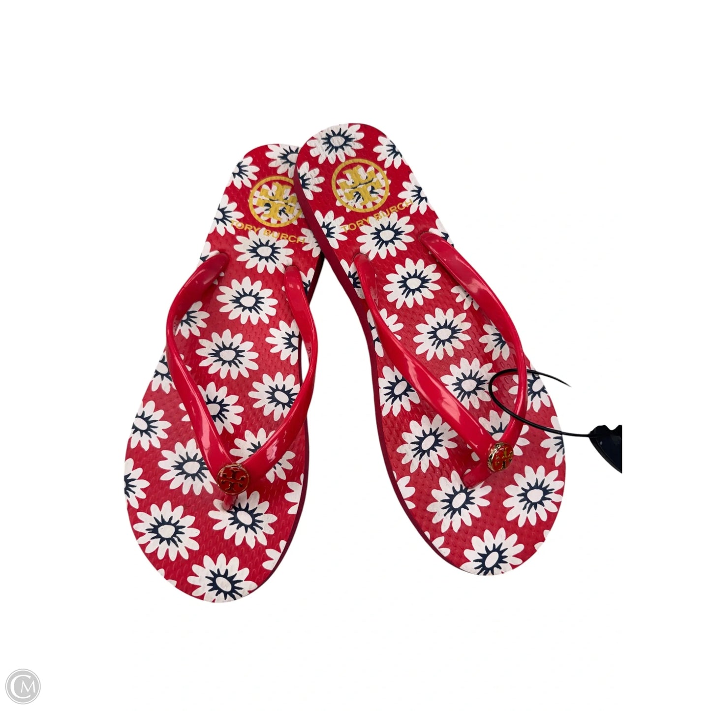 Sandals Designer By Tory Burch In Red, Size: 7