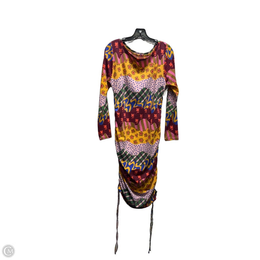 Dress Casual Midi By Target In Pink & Red, Size: L