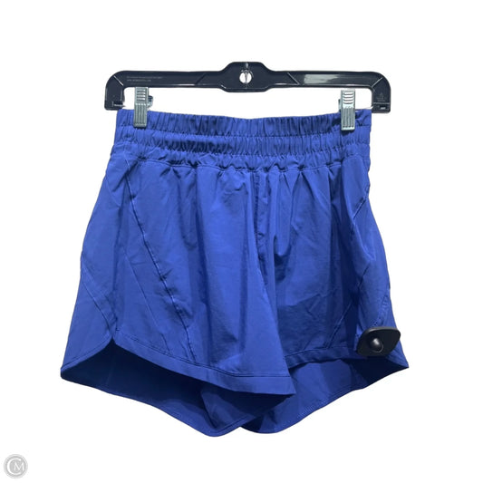 Athletic Shorts By Lululemon In Blue, Size: 6