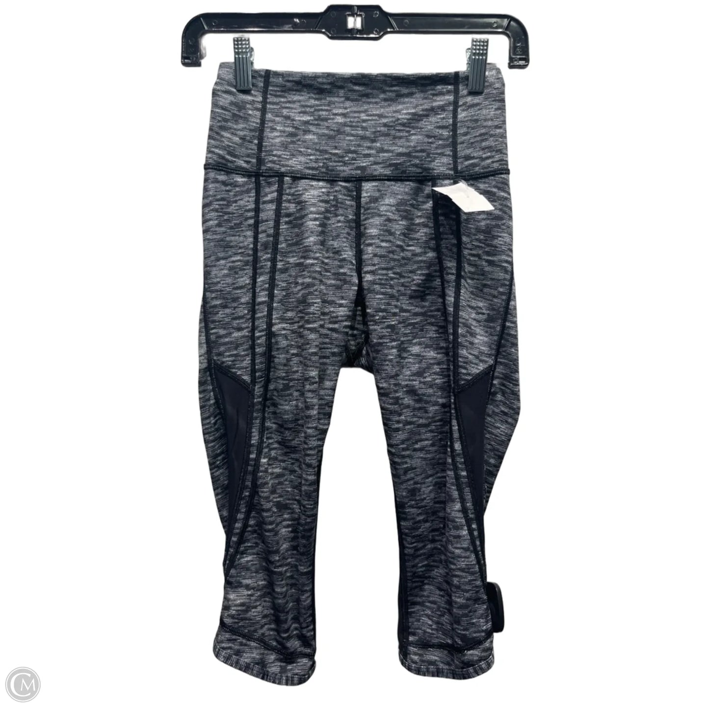 Athletic Capris By Lululemon In Grey, Size: 4