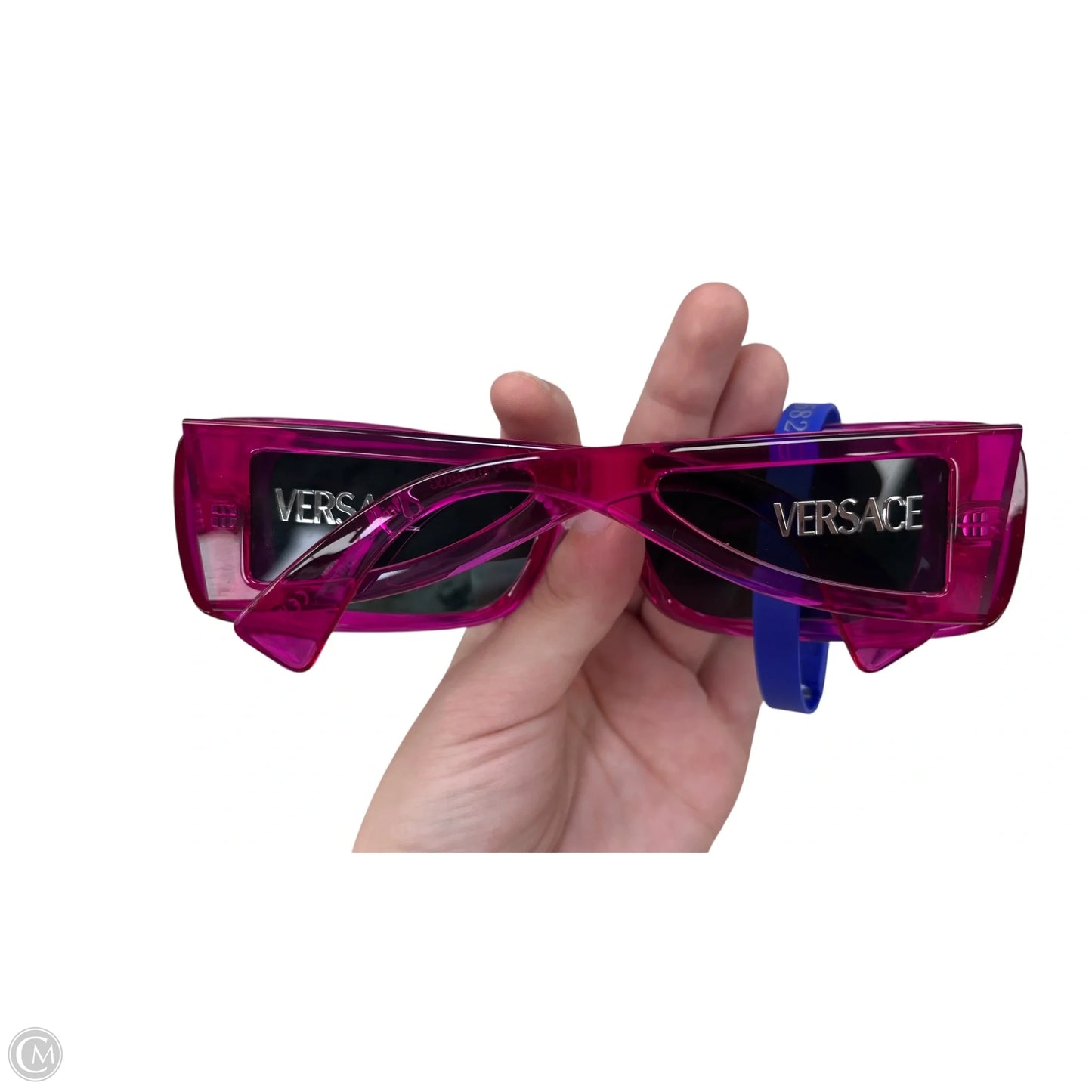 Sunglasses Luxury Designer By Versace, Size:
