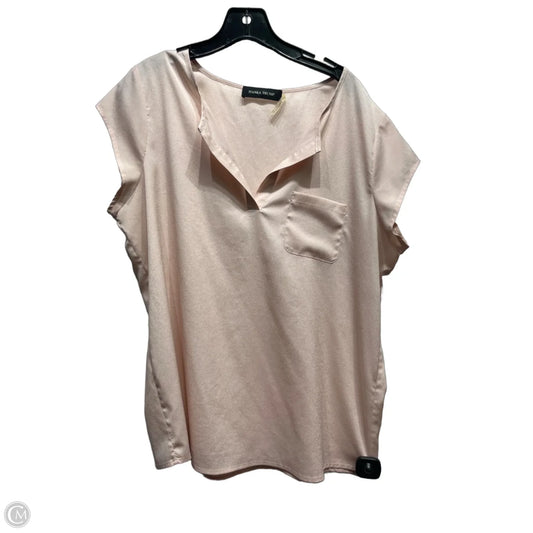 Top Short Sleeve By Ivanka Trump In Pink, Size: L