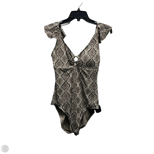 Swimsuit By Tommy Bahama In Snakeskin Print, Size: 10