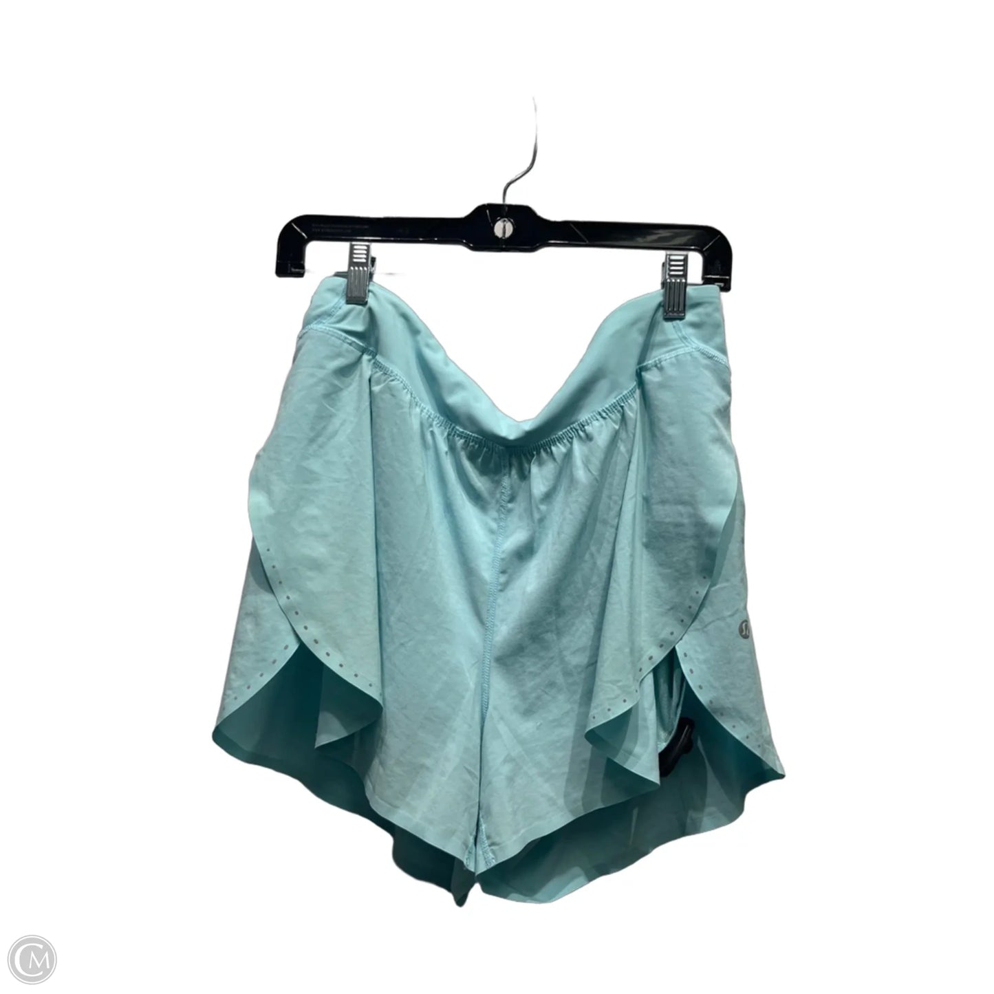 Athletic Shorts By Lululemon In Teal, Size: 10