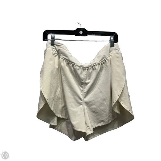 Athletic Shorts By Lululemon In Cream, Size: 10