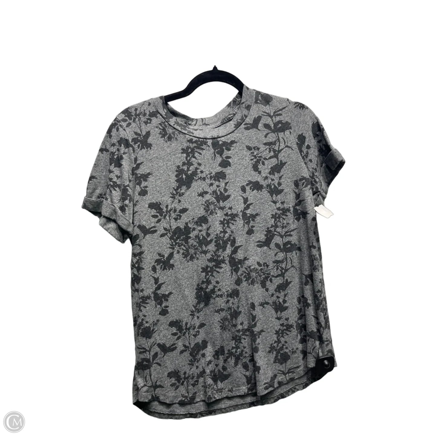 Top Short Sleeve Basic By Sol Angeles In Grey, Size: L