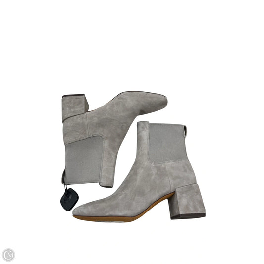 Boots Ankle Heels By Vince In Grey, Size: 9