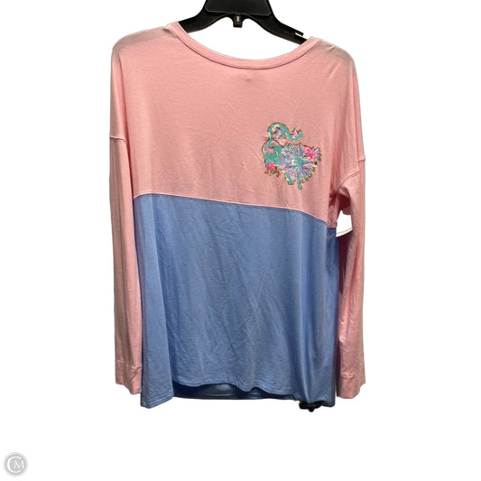 Top Long Sleeve Designer By Lilly Pulitzer In Pink, Size: Xs