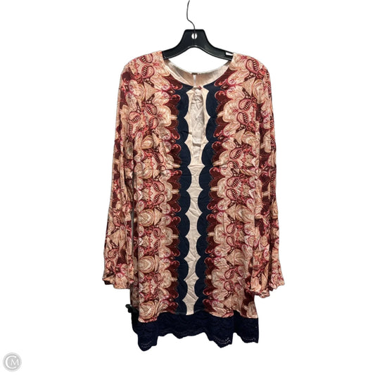Dress Casual Short By Free People In Orange & Red, Size: M