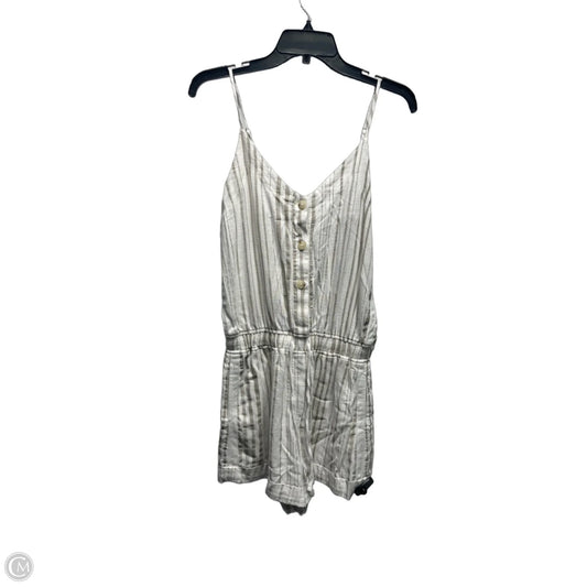 Romper By Splendid In Tan & White, Size: S
