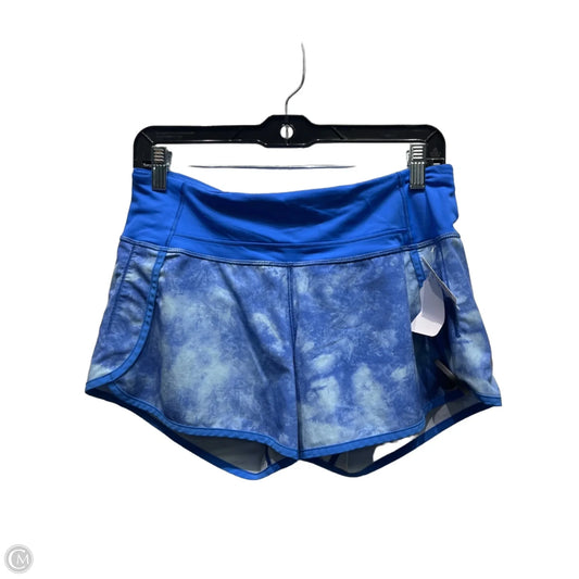 Athletic Shorts By Lululemon In Blue, Size: 6
