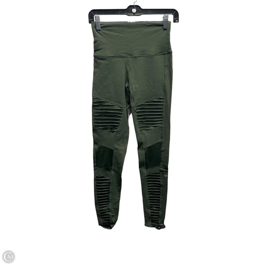 Athletic Leggings By Alo In Green, Size: S