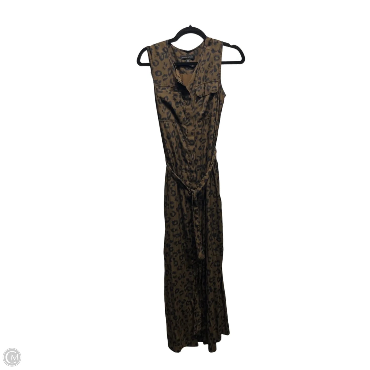 Dress Casual Maxi By Banana Republic In Animal Print, Size: Xs