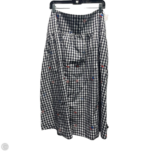 Skirt Maxi By Free Assembly In Black & White, Size: 8
