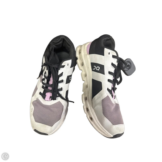 Shoes Athletic By On Cloud In Black & Purple, Size: 6