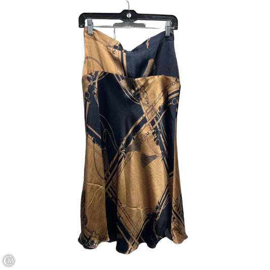 Skirt Maxi By Ann Taylor In Blue & Brown, Size: 2p