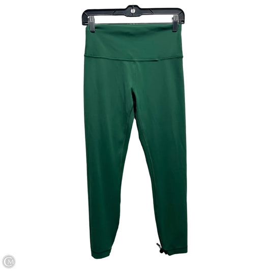 Athletic Leggings By Lululemon In Green, Size: 8