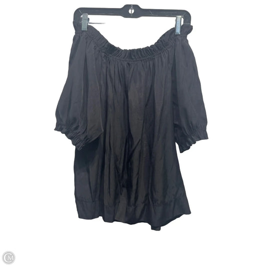 Top Short Sleeve By Mer Sea In Black, Size: S