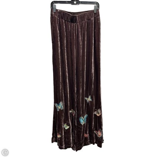 Pants Wide Leg By Johnny Was In Brown, Size: S