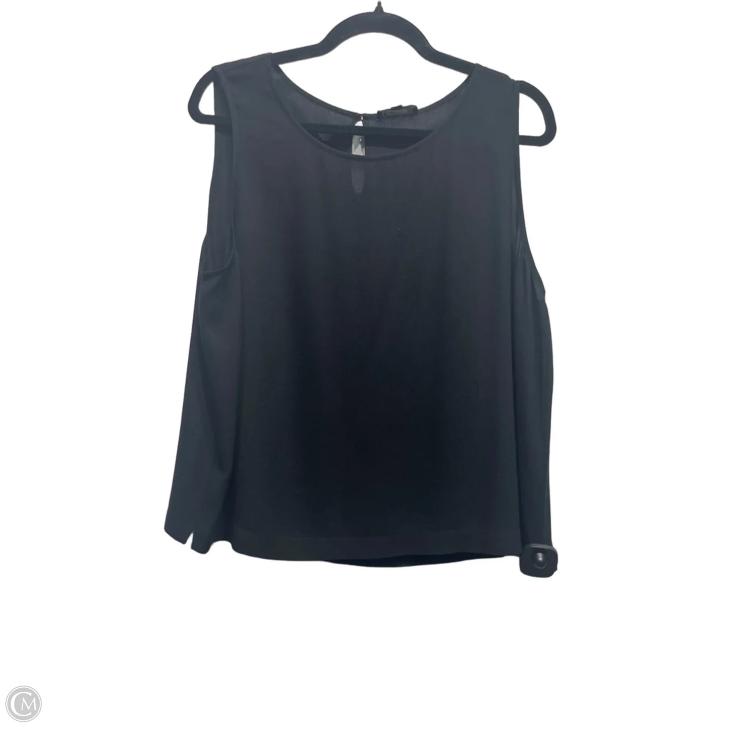 Top Sleeveless By Eileen Fisher In Black, Size: M
