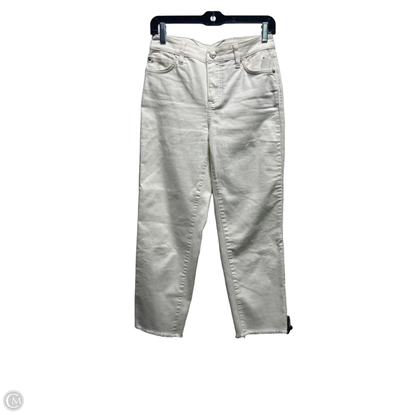 Jeans Cropped By Tommy Bahama In White Denim, Size: 2