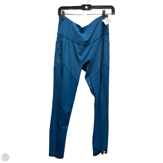 Athletic Leggings By Lululemon In Blue, Size: 12