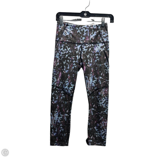 Athletic Leggings By Lululemon In Black & Blue, Size: 4