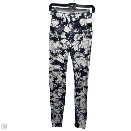 Athletic Leggings By Lululemon In Black & White, Size: 6