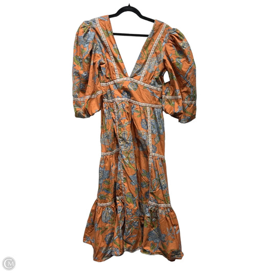 Dress Party Long By LOVE THE LABEL In Orange, Size: L