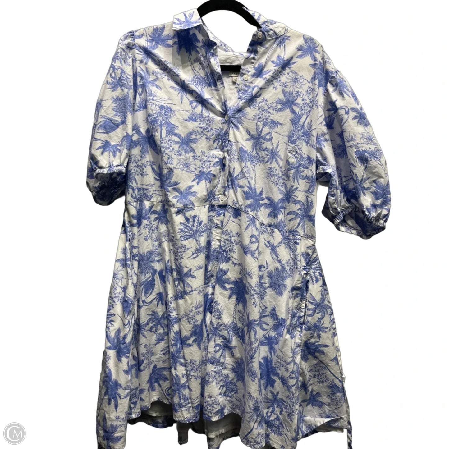Dress Casual Short By A New Day In Blue & White, Size: L