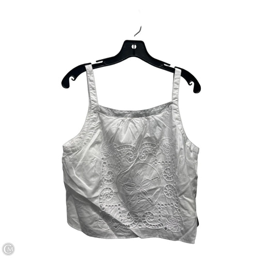 Top Sleeveless Designer By Lilly Pulitzer In White, Size: S