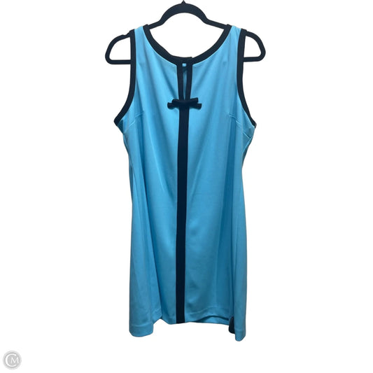Dress Designer By Karl Lagerfeld In Blue, Size: 14
