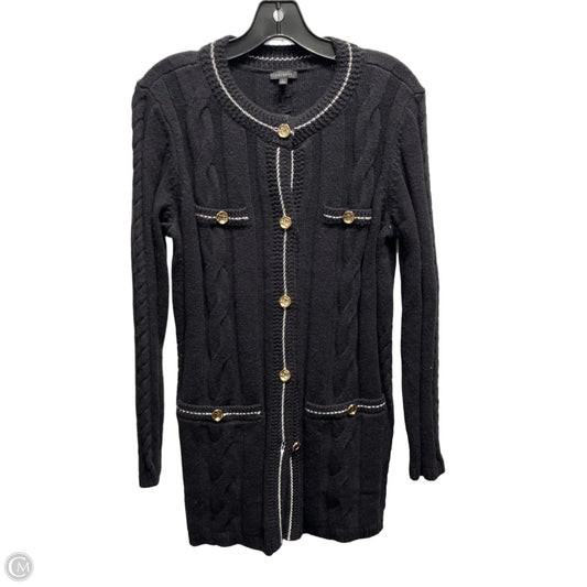 Sweater Cardigan By Talbots In Black, Size: S