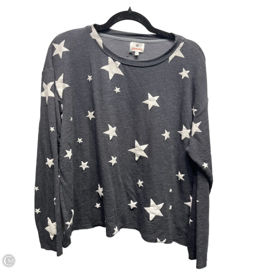 Top Long Sleeve By Sundry In Grey, Size: L