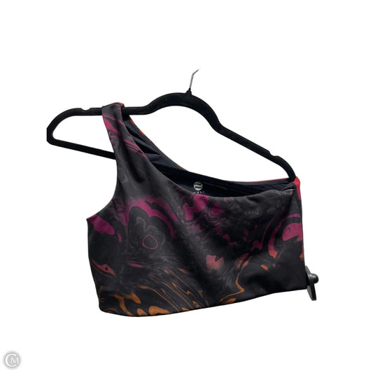 Athletic Bra By Clothes Mentor In Black & Purple, Size: M