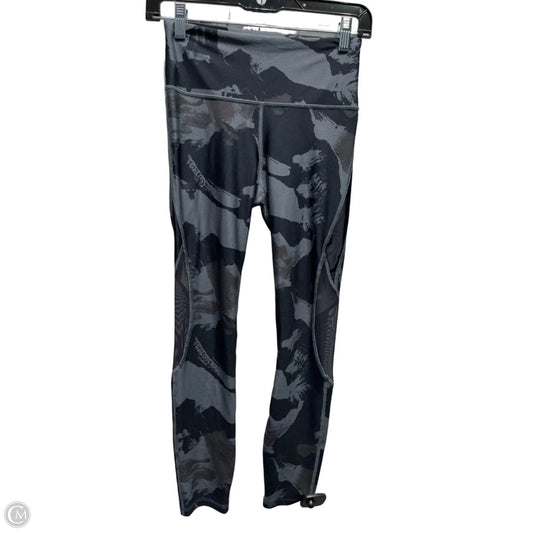 Athletic Leggings By Under Armour In Black & Grey, Size: S