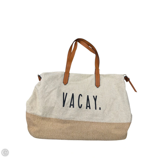 Duffle And Weekender By Clothes Mentor, Size: Medium