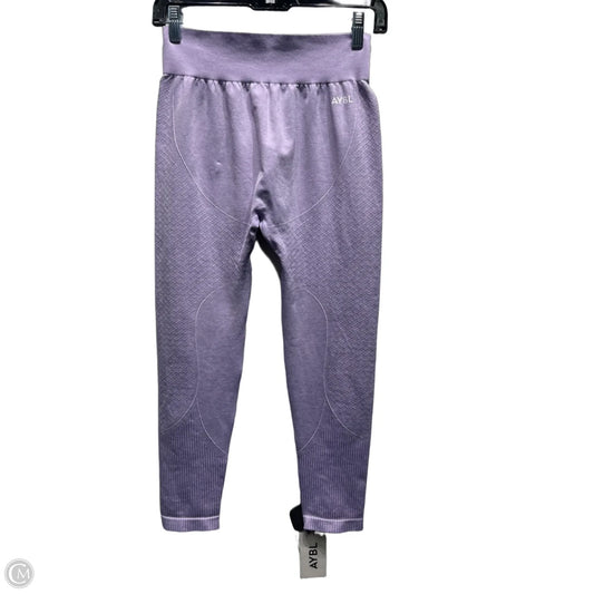 Athletic Leggings By Aybl In Purple, Size: Xl
