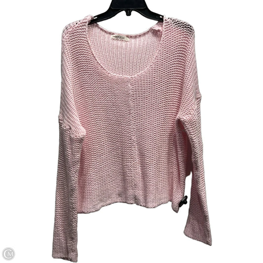 Sweater By Miracle In Pink, Size: S