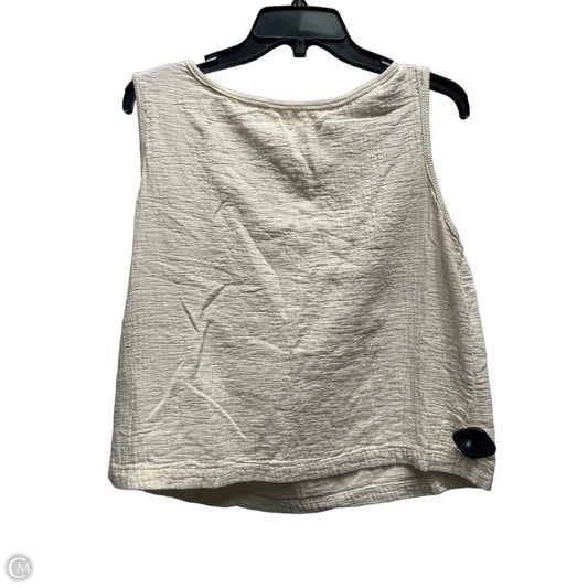 Top Sleeveless By Max Studio In Tan, Size: M