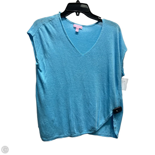 Top Short Sleeve By Lilly Pulitzer In Blue, Size: Xxs