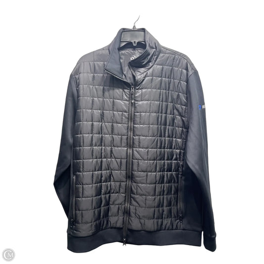 Jacket Puffer & Quilted By Ibkul In Black, Size: L