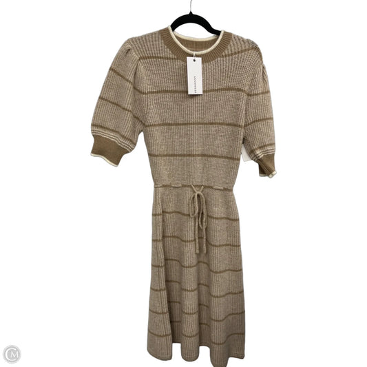 Dress Sweater By Anniewear In Tan, Size: M