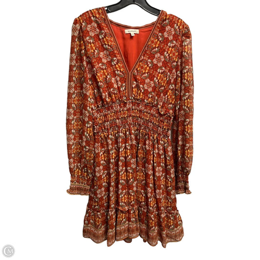 Dress Casual Short By Max Studio In Orange, Size: S